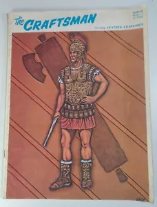Leather Craftsman Magazine Vintage 1971 Roman Pattern Rare Fashion Paddle - Imagen 1 de 11