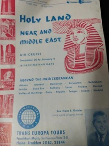 60er Jahre Reiseroute ins Heilige Land aus Deutschland. Weihnachten in Israel - Bild 1 von 3