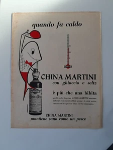 Vintage PUBBLICITÀ CHINA MARTINI da giornale EPOCA 1957 Clipping ADV - Foto 1 di 1