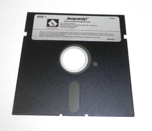Jeopardy! Vintage Software Apple II • 5.25" Floppy Program Game 1987 Disc Only - Picture 1 of 4