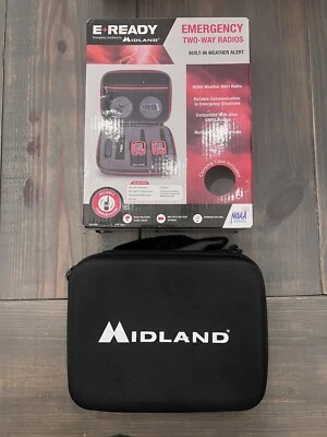 Midland EX37VP E+READY Emergency Two Way Radio Kit Weather Alert - Tested - Image 1 of 4