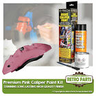 Premium Pink Brake Caliper & Drum Paint Kit For Maxus. Pro Gloss Finish