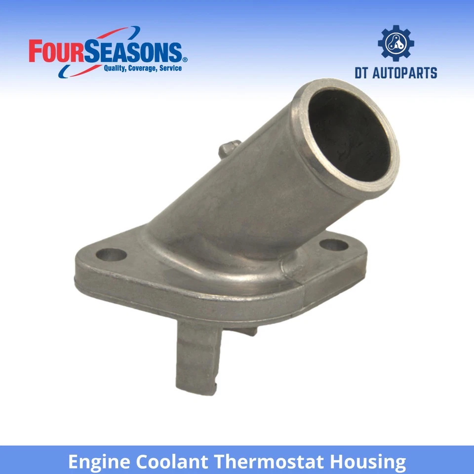 For 1991-2002 Saturn SL2 Engine Coolant Thermostat Housing 4 Seasons 1992 1993 - Image 1 of 4