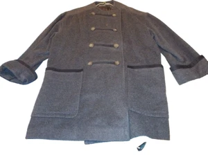 Bisang Switzerland Ing Loro Piana Superfine 100% lambswool  Womans Coat size 6 - Picture 1 of 16