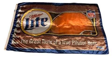 Miller Lite Cleveland Browns Flag 55”x35” Cover