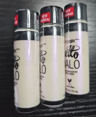 3 Lot Wet n Wild Megaglo Hello Halo Highlighter Halographic 3 FOR $9! FREE SHIP - Image 1 of 3