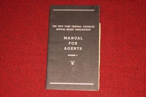 New York Central Railroad, Mutual Relief Association, Manuale per agenti 1942 - Foto 1 di 3
