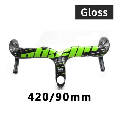 Full Carbon Fiber Road Bicycle Integrated Handlebar 28.6mm 400/420/440mm Width  - Image 1 of 4