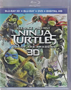 Teenage Mutant Ninja Turtles: Out of the Shadows (Blu-ray + 3D+DVD 2016) [A3] - Picture 1 of 2