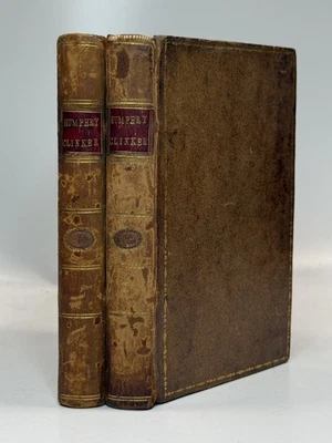 The Expedition of Humphry Clinker by Tobias Smollett c.1790 2vols Antique Books - Image 1 of 4