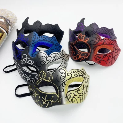 Halloween Mask Costume Props With Lace Half Face Jewelry For Adult Costume Party - Image 1 of 4