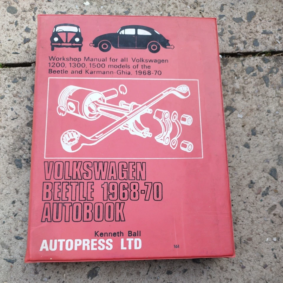 Volkswagen beetle 1968-70 auto book manual  - Image 1 of 1