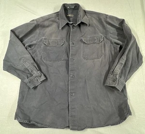 John Ashford Adventure Sz. L 100%Cott Men's Gray Long Sleeve Button Down Shirt - Picture 1 of 6