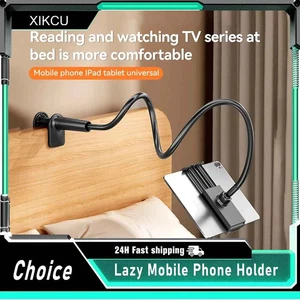 Faule Handyhalterung Spirale Basis Bettplatte Tablets Ständer Nachttischhalterung - Bild 1 von 10