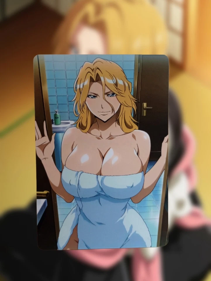 Rangiku Matsumoto Bleach Anime Waifu Sexy Goddess Doujin Hentai Lewd Card - Image 1 of 1
