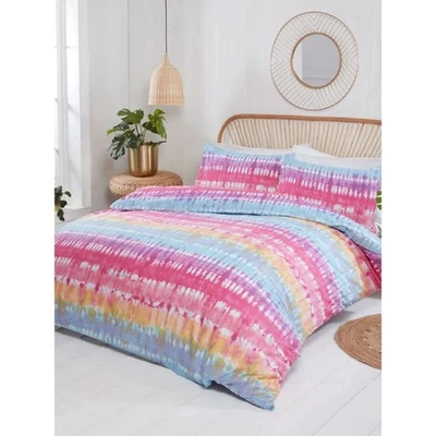 Rapport Home Set copripiumino tie dye in policotone, multicolore, per letto 0S9N - Immagine 1 di 3