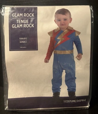 Disfraz Glam Rock Star Niño 2T Rocker Metal Punk Halloween - 1 pieza #1234 Foto 1 de 4