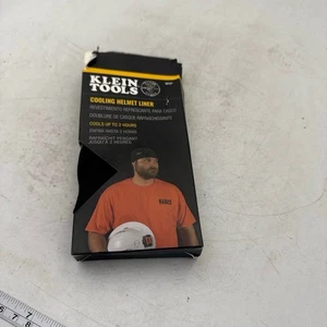 Klein Tools Cooling Helmet Liner One Size Black 60181 Cools Fast Wicks Sweat - Picture 1 of 5