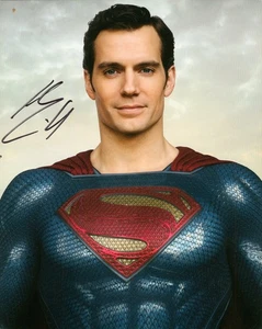 Henry Cavill Signed 10x8 Photo Superman Man of Steel Witcher Autograph + COA - Picture 1 of 2
