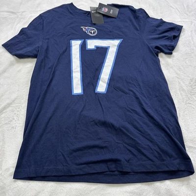 Tennessee Titans Nike Tee Shirt Mens Size Large #17 Ryan Tannehill Navy Blue NWT - Image 1 of 4