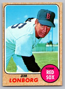 1968 TOPPS #460 JIM LONBORG RED SOX - Picture 1 of 3