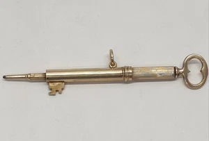 Antique Gold Key Shape Mechanical Pencil - Picture 1 of 9