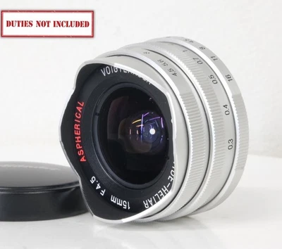 [Top Mint] Voigtlander WIDE HELIAR ASPHERICAL 15mm f4.5 L39 Leica From JAPAN - Image 1 of 4