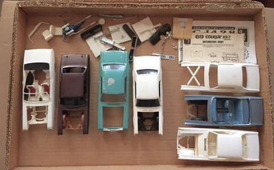 Junkyard Lot 1969 Mercury Cougar Model Car 1:25 scale For Parts Or Restore - Image 1 of 4