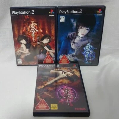 Fatal Frame Zero 1 2 3 set Sony Playstation 2 PS2 Japanese ver Tested - Image 1 of 4