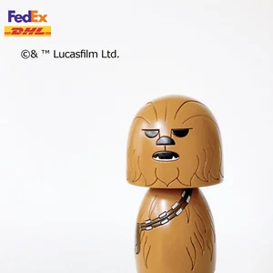 USABURO KOKESHI Star Wars Chewbacca Doll 3inch Japan traditional crafts - Picture 1 of 7