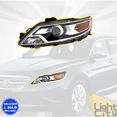 For Ford Taurus 2010-2012 Driver Side (LH) SE/SEL Halogen Headlight, 1yr Wnty - Image 1 of 4