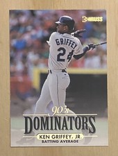 1993 Donruss 90’s Dominators Batting Average Ken Griffey Jr. #6