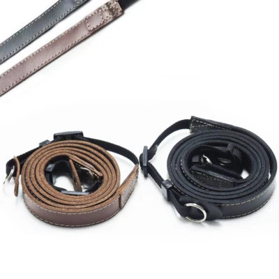 Correa de hombro para cuello de cámara de cuero entero para Canon Sony Film SLR DSLR Leica nueva Foto 1 de 4