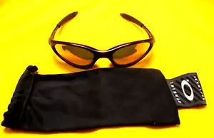 OAKLEY MINUTE 1.0 GEN 2 ROOT BEER W GOLD ICONS FIRE IRIDIUM POLARIZED SUNGLASSES - Picture 1 of 14