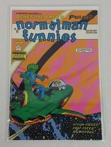 Renegade Press Presents NORMALMAN Funnies #8 Nice Issue VF 1985 - Picture 1 of 1
