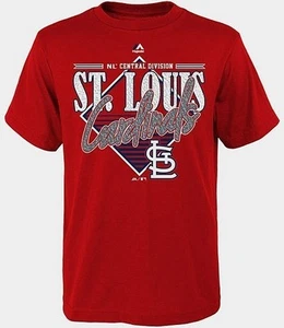 St. Louis Cardinals Majestic Walk Off Homer Shirt Mens Red Adult Size Large - Picture 1 of 2