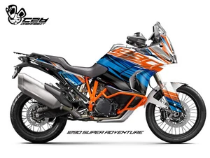 NEW Graphic kit for ktm (21~22) 1290 Super Adventure Graphic Decal Kit (MS-W) - Picture 1 of 12