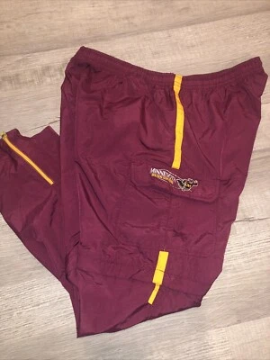 Pantalones de lluvia Minnesota Golden Gophers Starter para hombre granate usados con cremallera 0217 Foto 1 de 4