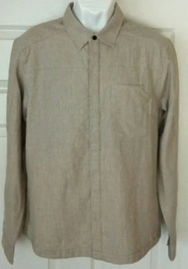 Quinn Men's Tan Shirt Size M - Picture 1 of 8