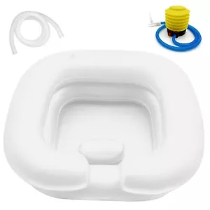 Inflatable Hair Washing Basin Portabel Shampoo Bowl for Elderly Disabled Injured - Picture 1 of 6