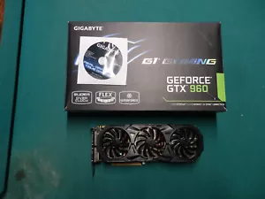 GIGABYTE Nvidia Geforce GTX 960 G1 GAMING Triple Fan 2GB Graphics Card - Picture 1 of 5