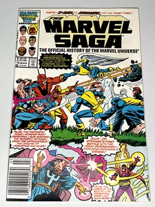 The Marvel Saga #16 Newsstand Official History of the Marvel Universe 1987 - Picture 1 of 2