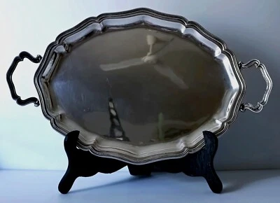 Splendido Vassoio Veneziano In Argento 800  658 G. Stile San Marco - Immagine 1 di 4