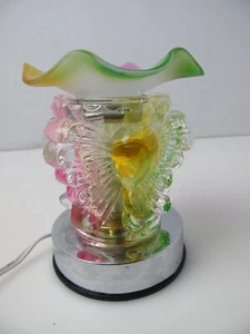 Calentador de aceite vintage cera fundidor vidrio eléctrico - Imagen 1 de 9