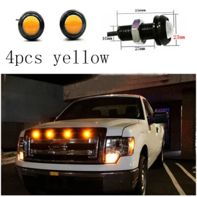 4 люка светодиодные amarillas para lámpara de ojo de rejilla estilo для Ford Raptor - Изображение 1 из 4