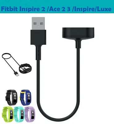 For Fitbit Luxe Charge 6 5 luxe inspire 3 2 ace 2 3 USB Charger Cable - image 1 of 4
