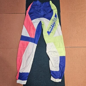 Mistress Rocks Jogger Pants XS Parachute Colorblock Baggy Los Angeles V8a - Picture 1 of 11