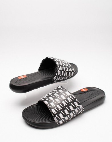 Sandali NIKE Victori Slide US17 UK16 EU51 5 logo nero bicolore comfort migliorato