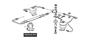 BMW E34 SLS REGULATING VALVE SELF LEVELLING SUSPENSION M5 E30 E32 37121138407 - Picture 1 of 2