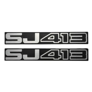 Genuine Suzuki SJ413 Jimny SJ30 SJ40 JA51 Side Fender Emblem 2pcs 77815-83001 - Picture 1 of 8